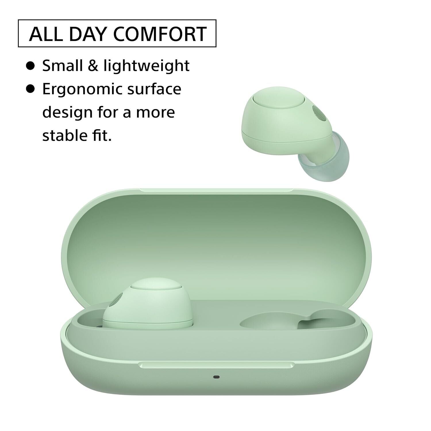 Sony WF-C700N Truly Wireless EarBuds (Sage Green)