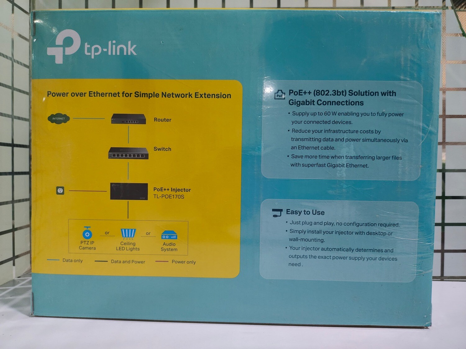 TP Link TL-POE170s PoE++ Injector