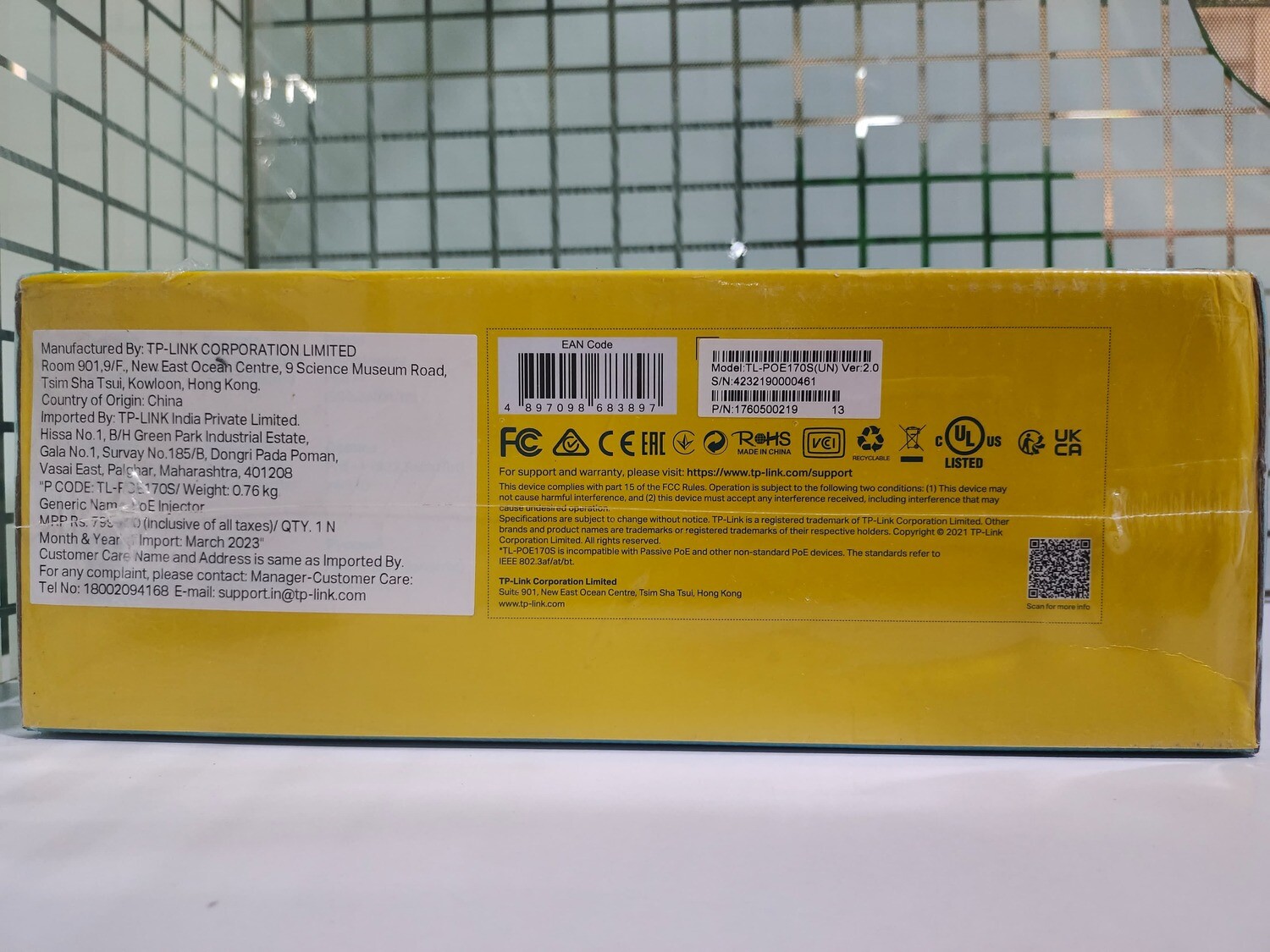 TP Link TL-POE170s PoE++ Injector