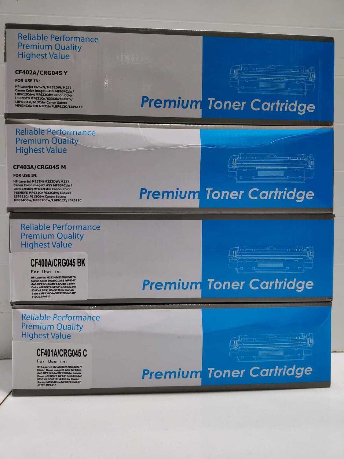 Compatible 201A Set of 4 Color Toner Cartridge (HP-M252/M277)