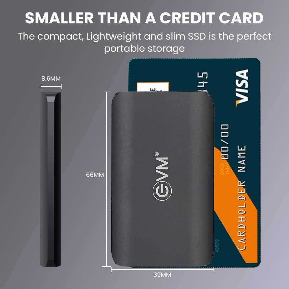EVM EnSave 256GB Smallest External SSD