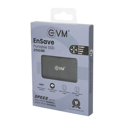EVM EnSave 256GB Smallest External SSD