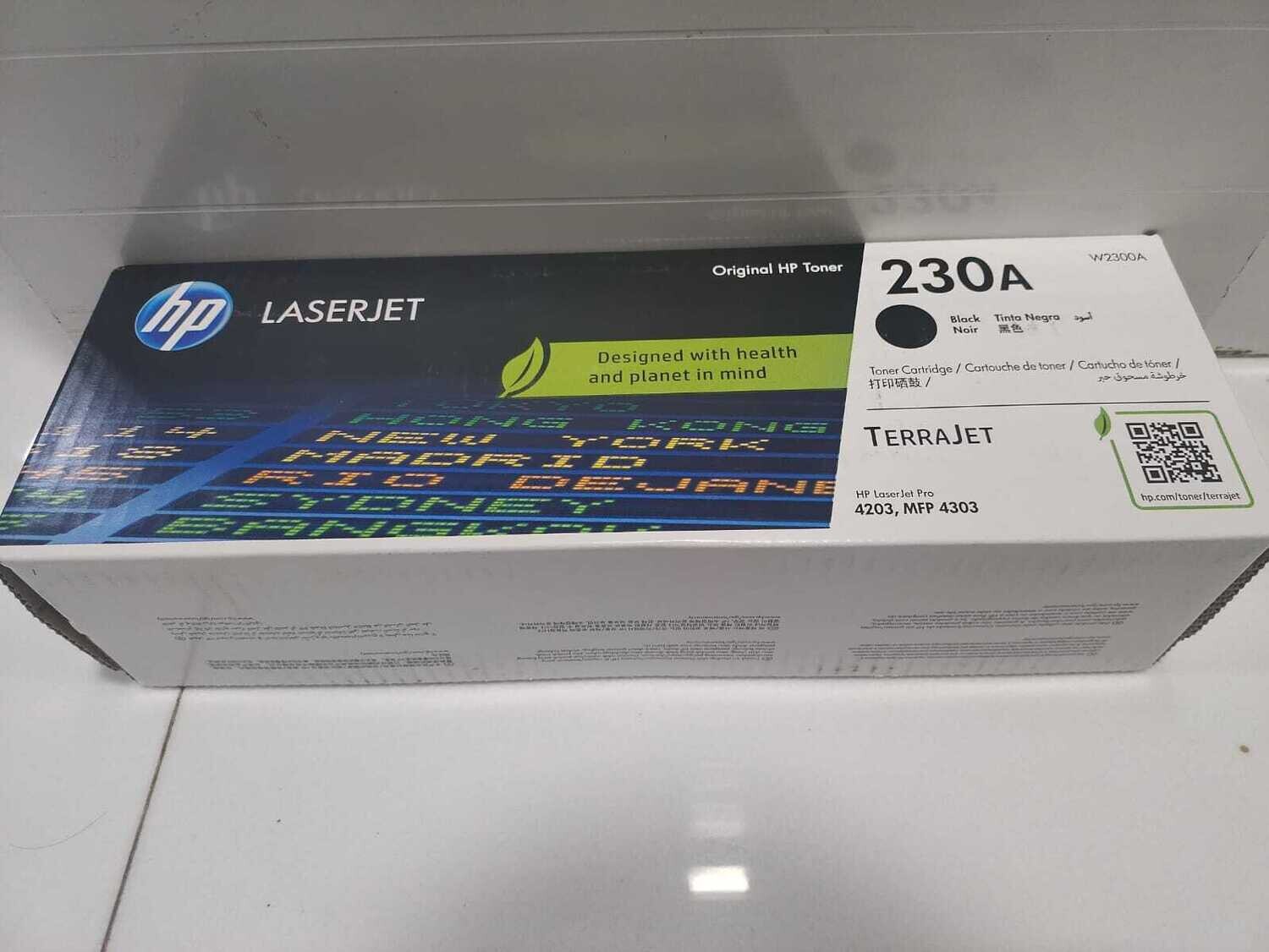 HP 230A Black LaserJet Toner Cartridge W2300A