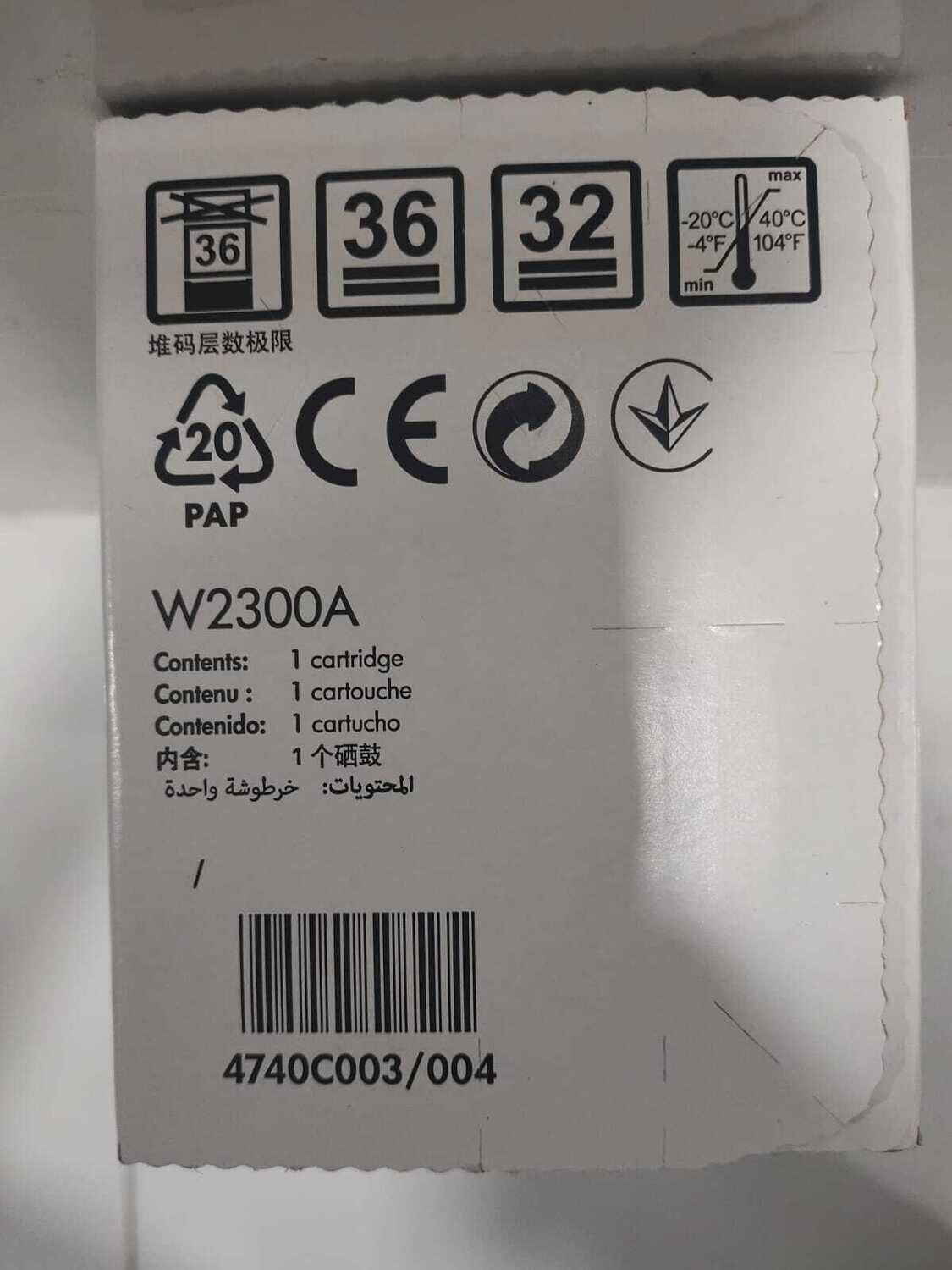 HP 230A Black LaserJet Toner Cartridge W2300A