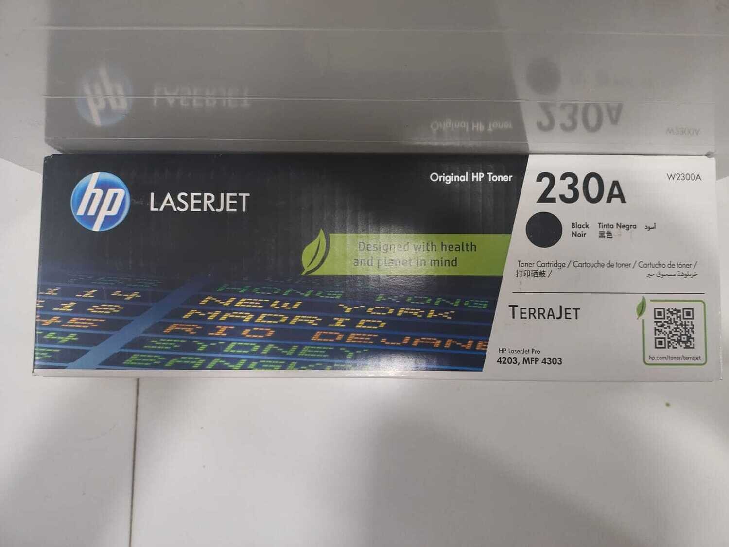 HP 230A Black LaserJet Toner Cartridge W2300A