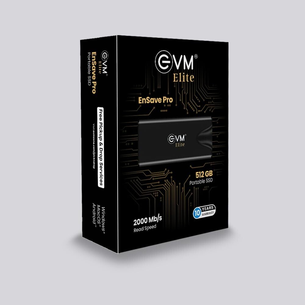 EVM Elite EnSave Pro External SSD 512GB