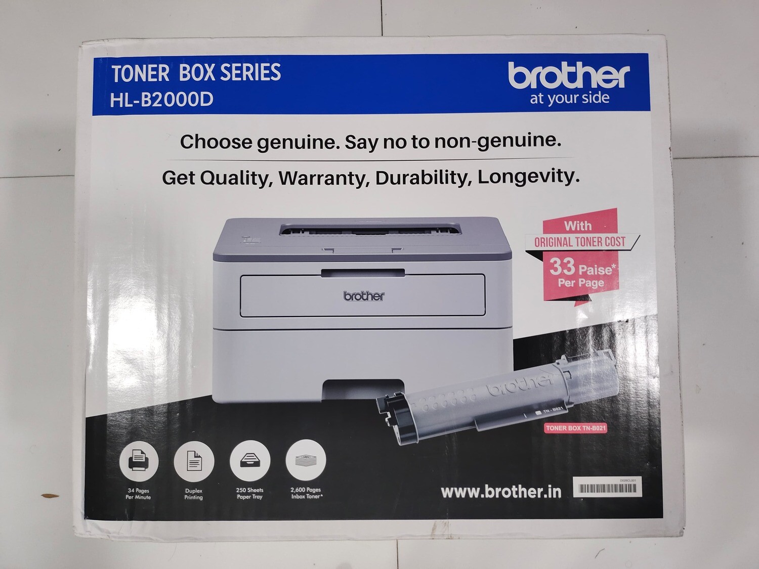 Brother HL-B2000D Mono Laser Printer