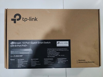 Tp-link SG2210MP JetStream 10-Port Gigabit Smart Switch with 8-Port