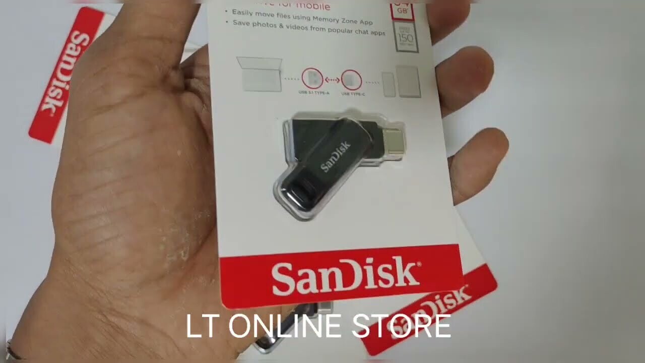 SanDisk 64GB Dual Drive Go USB Type-C Pendrive SanDisk 64GB Dual Drive Go USB Type-C Pendrive