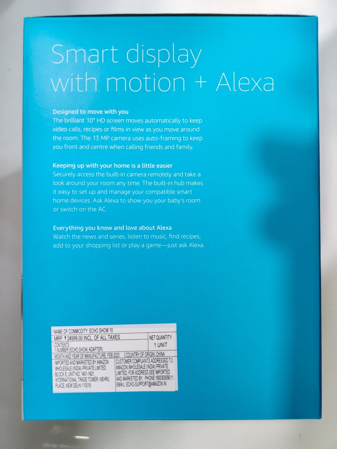 Amazon Echo Show 10 BLACK (3rd Gen) Amazon Echo Show 10 BLACK (3rd Gen)