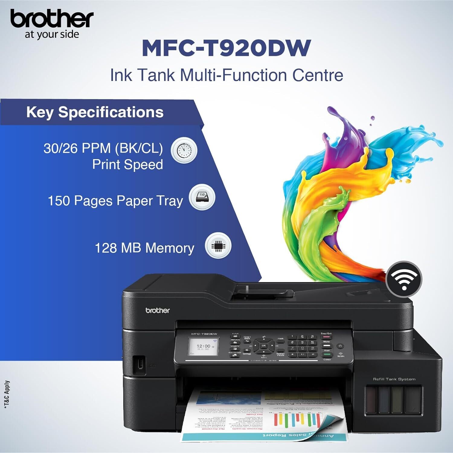 Brother MFC-T920DW Multifunction Ink Tank Printer Brother MFC-T920DW Multifunction Ink Tank Printer