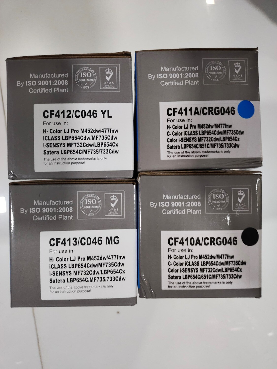 Compatible 410A Set of 4 Color Toner Cartridge (HP-M377/477/452)