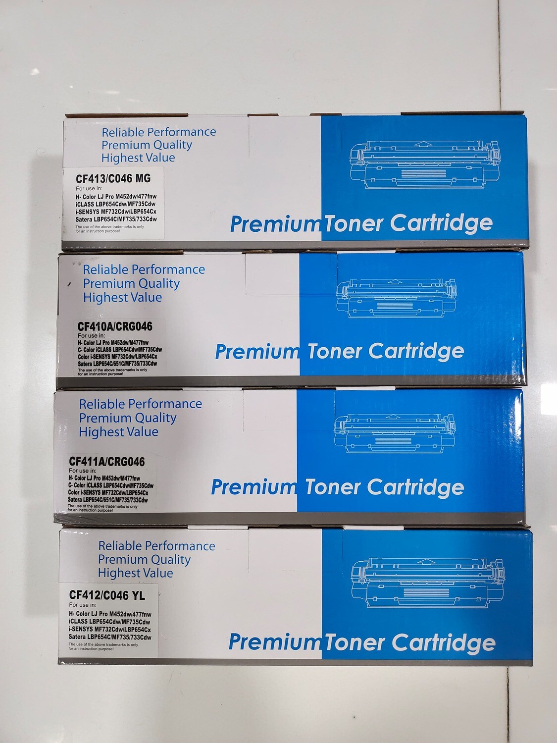 Compatible 410A Set of 4 Color Toner Cartridge (HP-M377/477/452)
