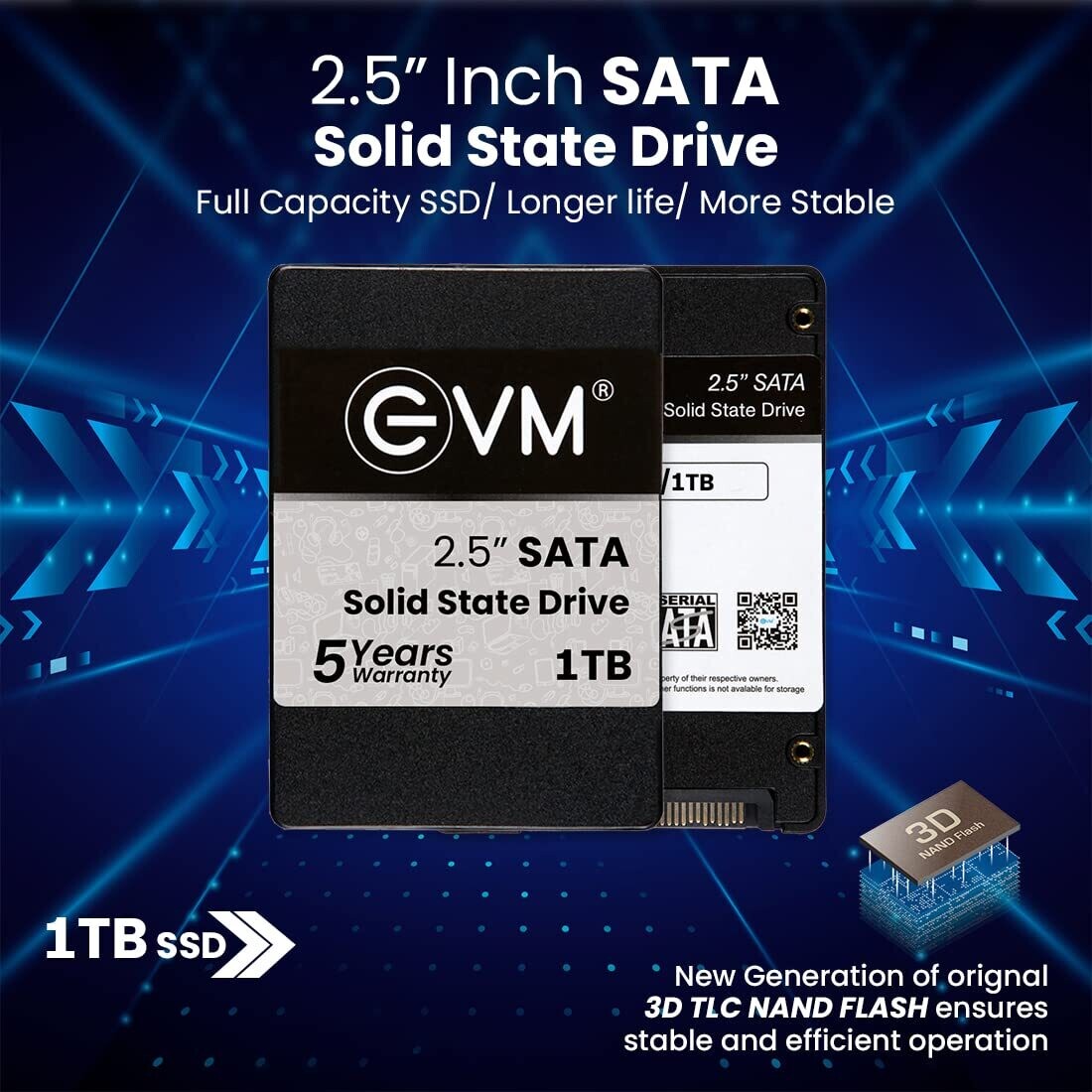 EVM 1TB SSD - 2.5 Inch SATA Solid-State Drive EVM 1TB SSD - 2.5 Inch SATA Solid-State Drive