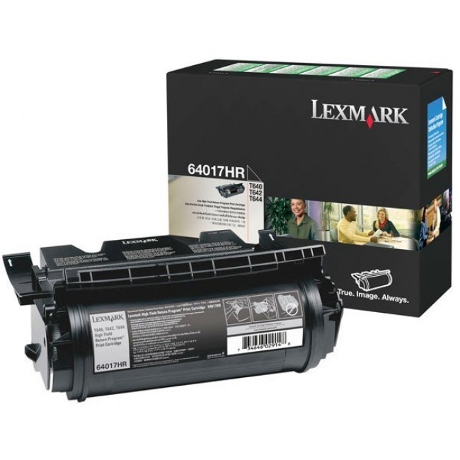 Lexmark 64017HR High Yield Toner Cartridge, Black
