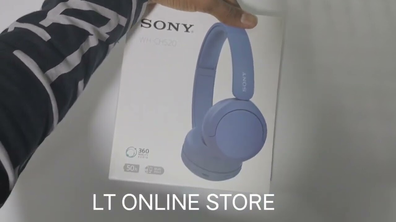 Sony WH-CH520 Wireless Headphone, Blue Sony WH-CH520 Wireless Headphone, Blue