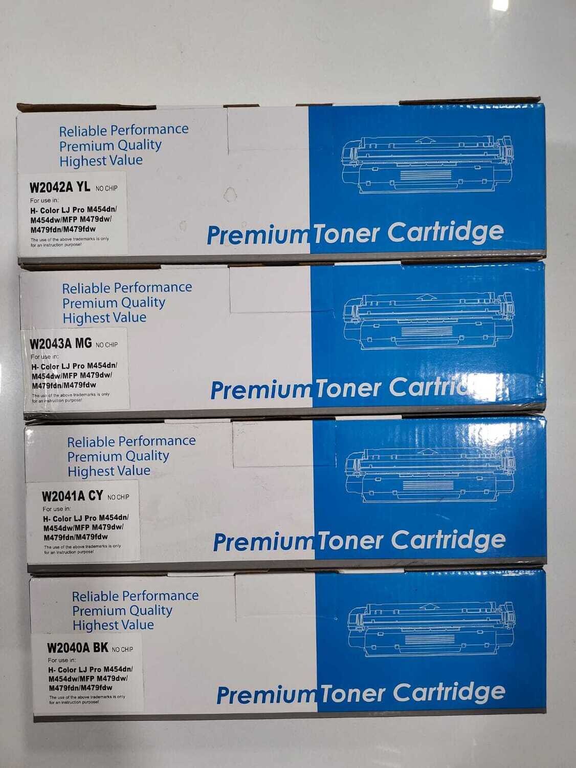 Compatible 416A Set of 4 Color Toner (HP-M454/M479)