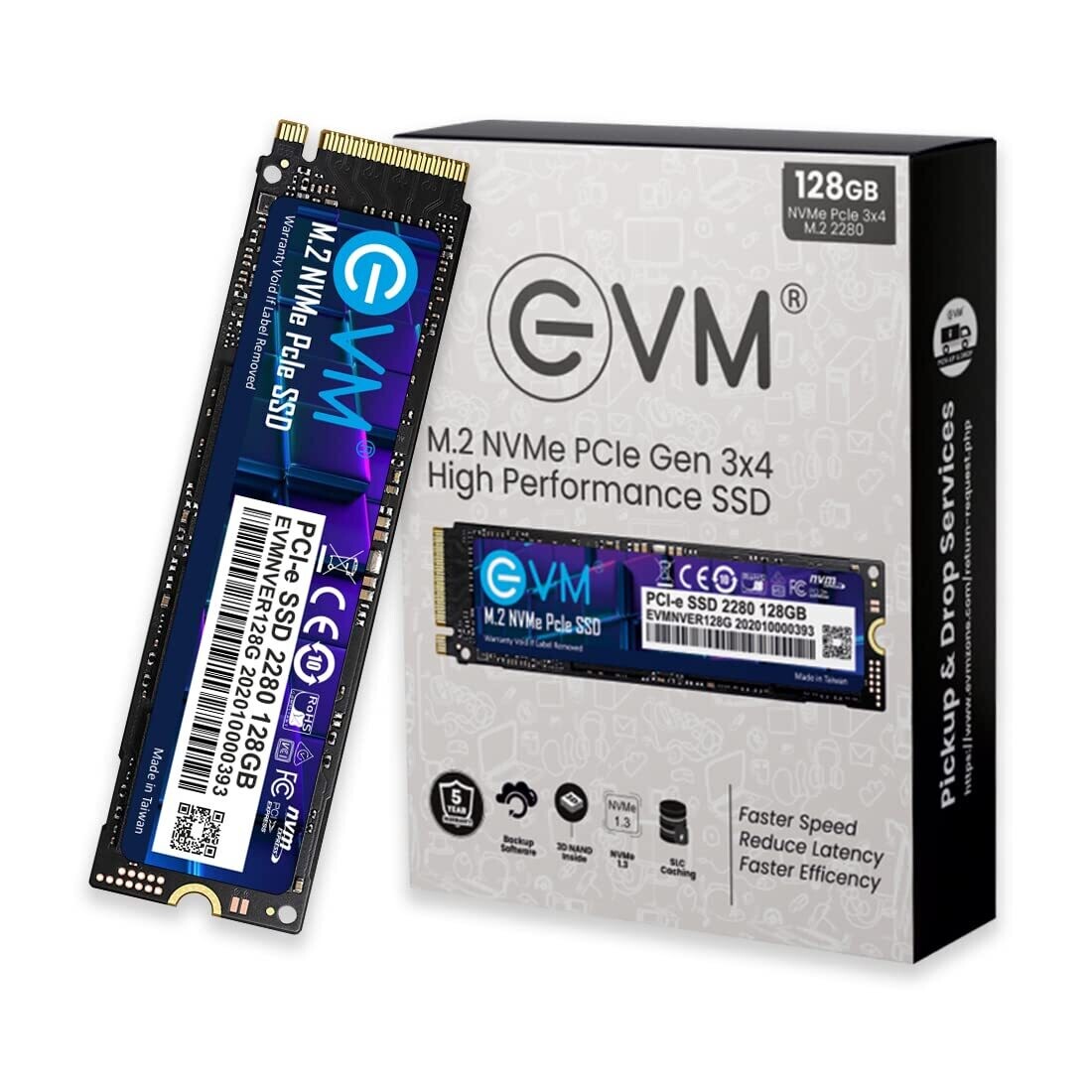 EVM 128GB Internal SSD - M.2 NVMe PCIe (2280)