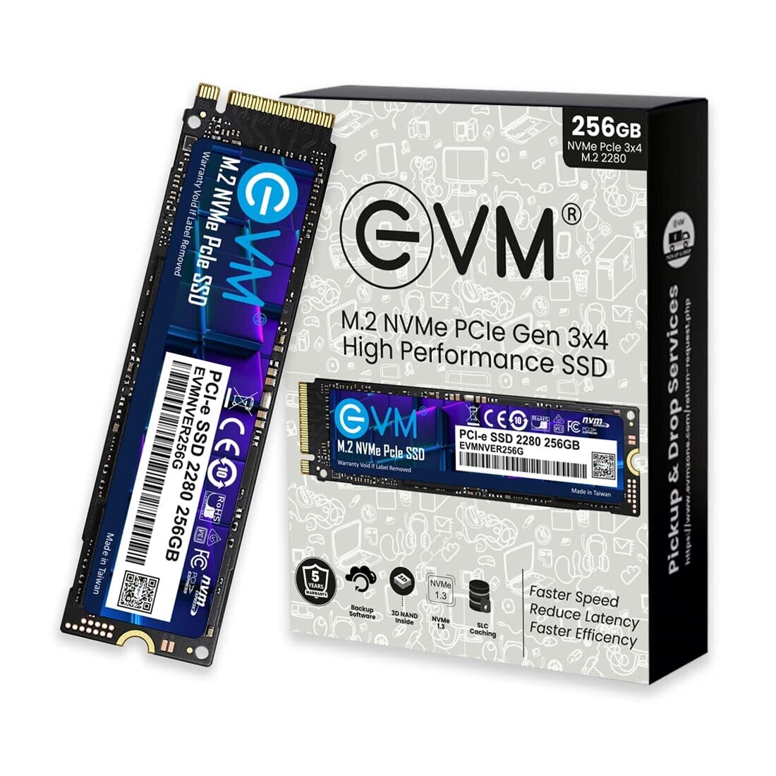 EVM 256GB Internal SSD - M.2 NVMe PCIe (2280)