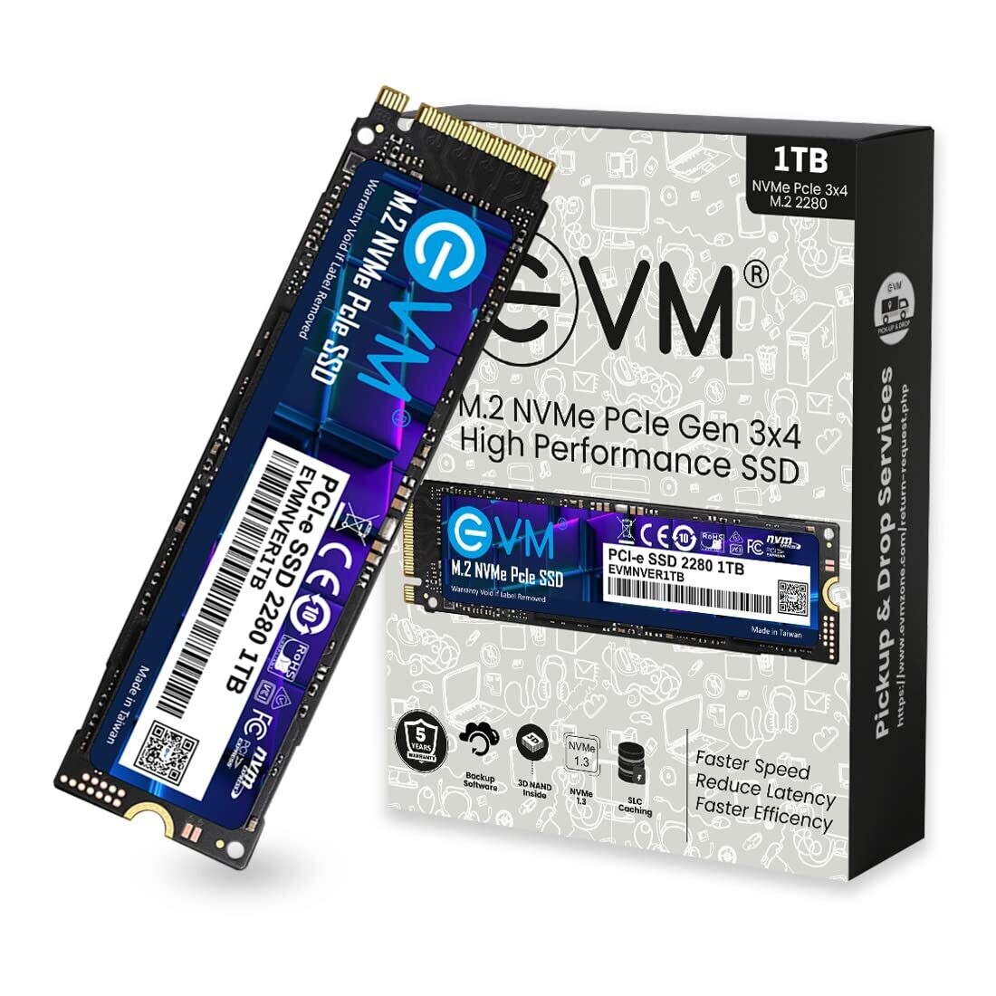 EVM 1TB Internal SSD - M.2 NVMe PCIe (2280)