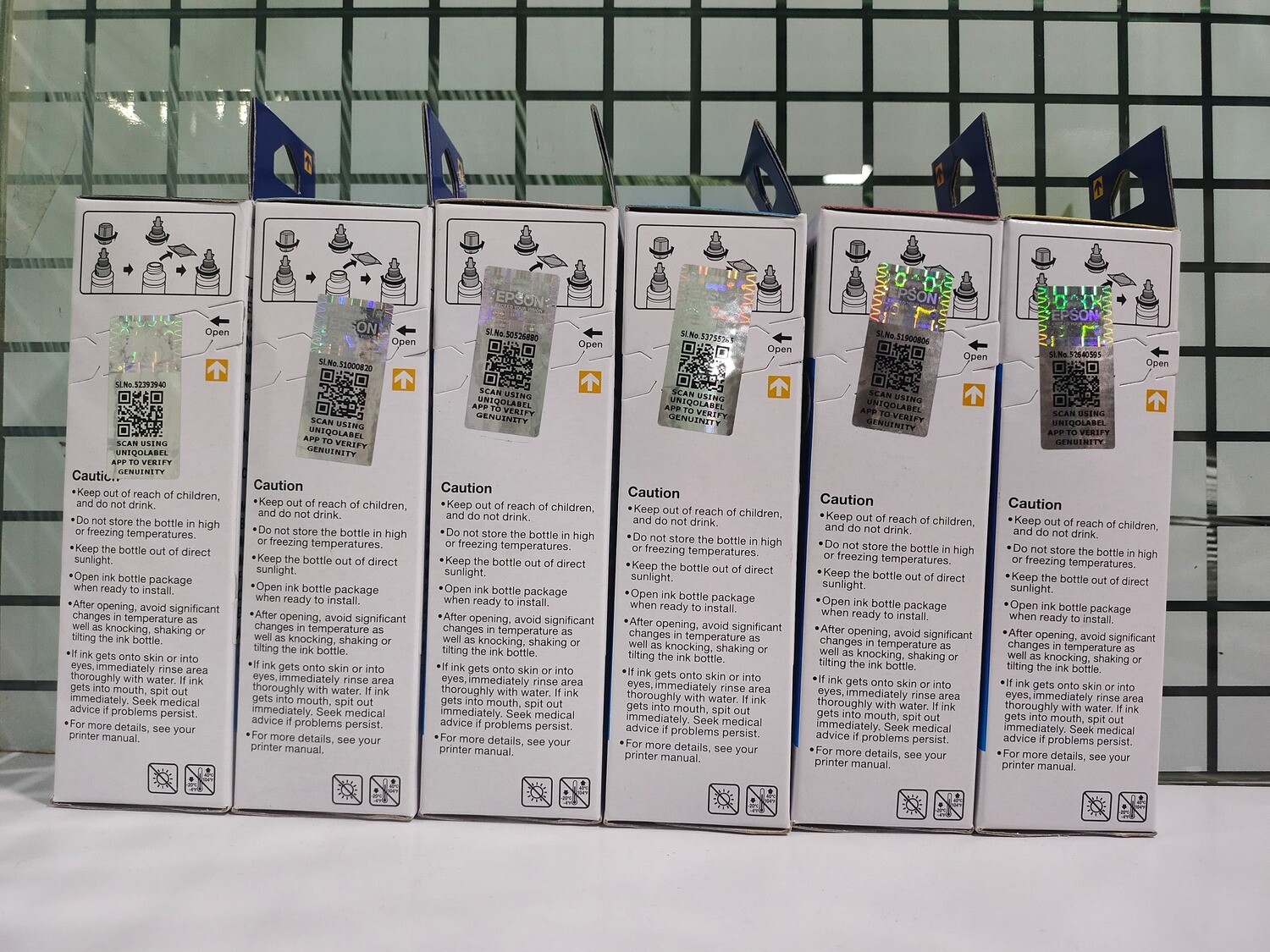 Epson 673 set of 6 bottle (L805, L850, L1800, L810, L800) Epson 673 set of 6 bottle (L805, L850, L1800, L810, L800)