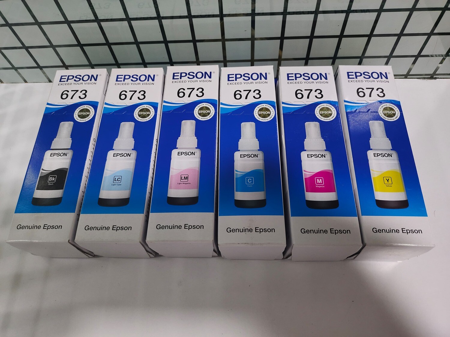Epson 673 set of 6 bottle (L805, L850, L1800, L810, L800) Epson 673 set of 6 bottle (L805, L850, L1800, L810, L800)