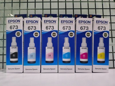 Epson 673 set of 6 bottle (L805, L850, L1800, L810, L800)
