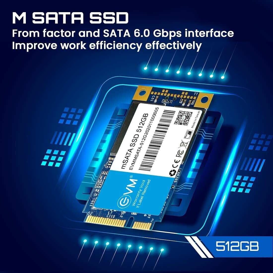 EVM M SATA 512GB 3D Flash Internal SSD EVM M SATA 512GB 3D Flash Internal SSD