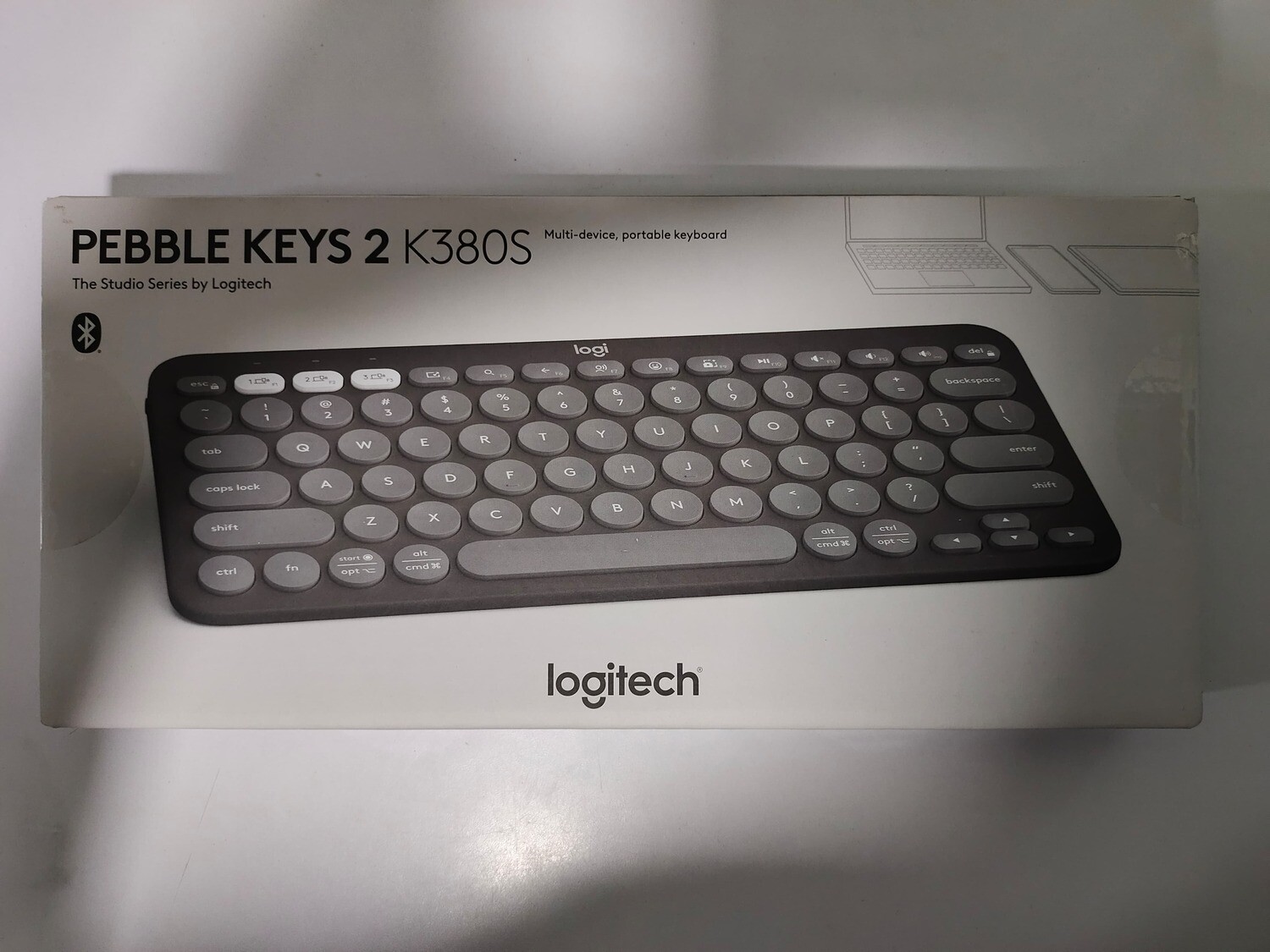 Logitech Pebble Keys 2 K380s Tonal Graphite Logitech Pebble Keys 2 K380s Tonal Graphite