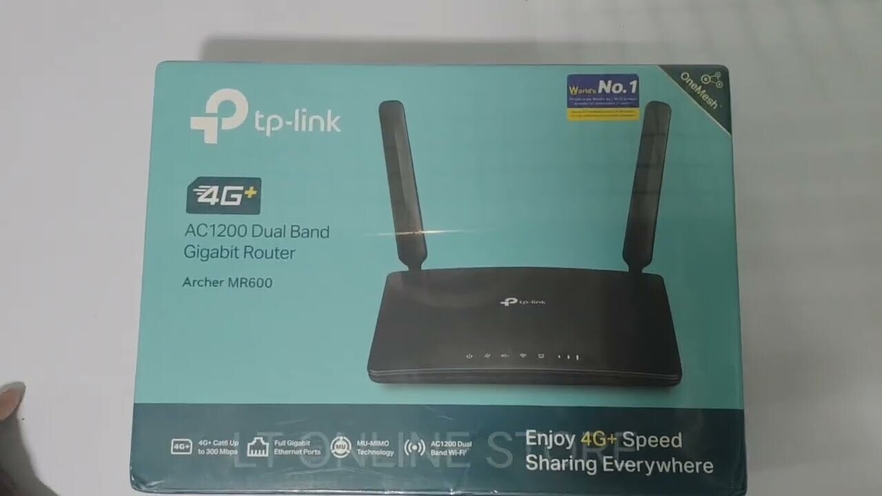 TP-Link Archer MR600 AC1200 Mbps 4G+ Cat6 Mobile Wi-Fi Router TP-Link Archer MR600 AC1200 Mbps 4G+ Cat6 Mobile Wi-Fi Router