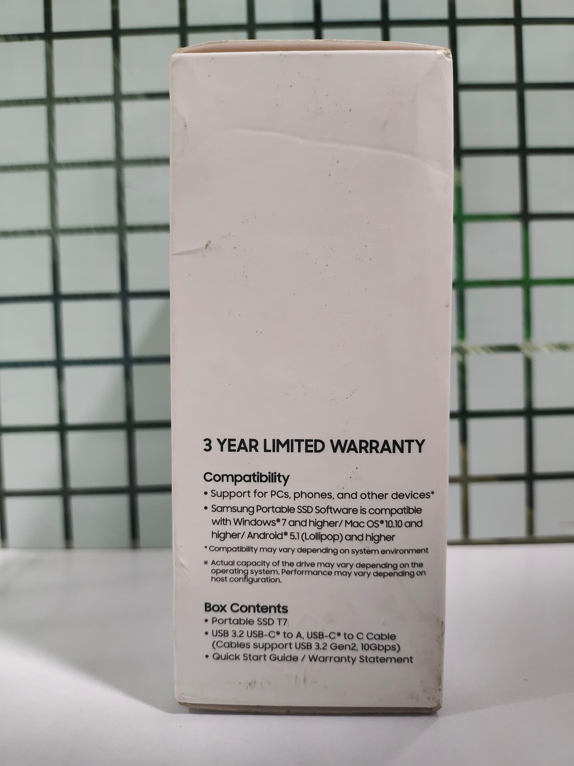 Samsung T7 1TB Up to 1,050MB/s Portable SSD Samsung T7 1TB Up to 1,050MB/s Portable SSD