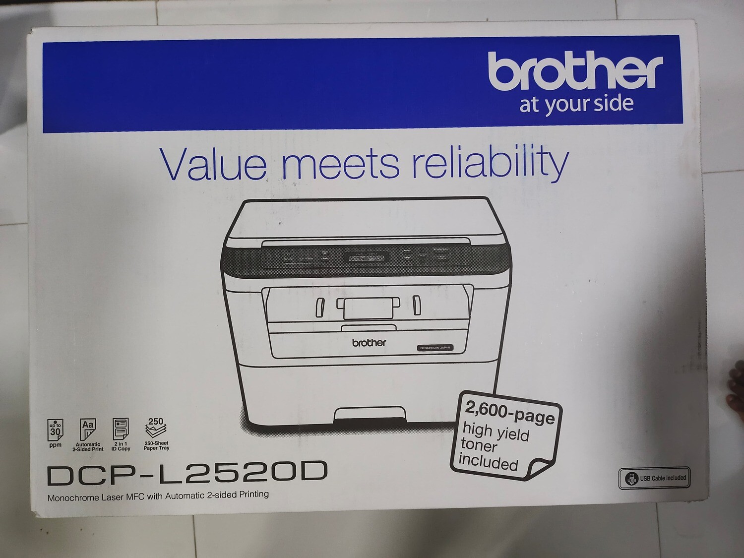 Brother DCP-L2520D Multifunction 30ppm Laser Printer Brother DCP-L2520D Multifunction 30ppm Laser Printer