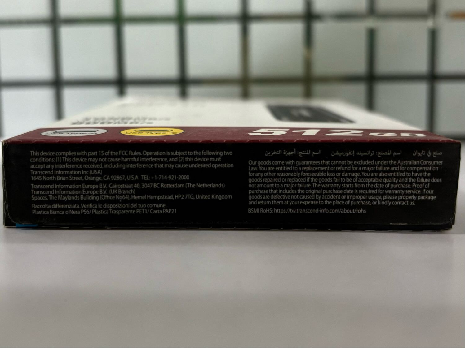 Transcend 512GB Portable SSD (ESD310)