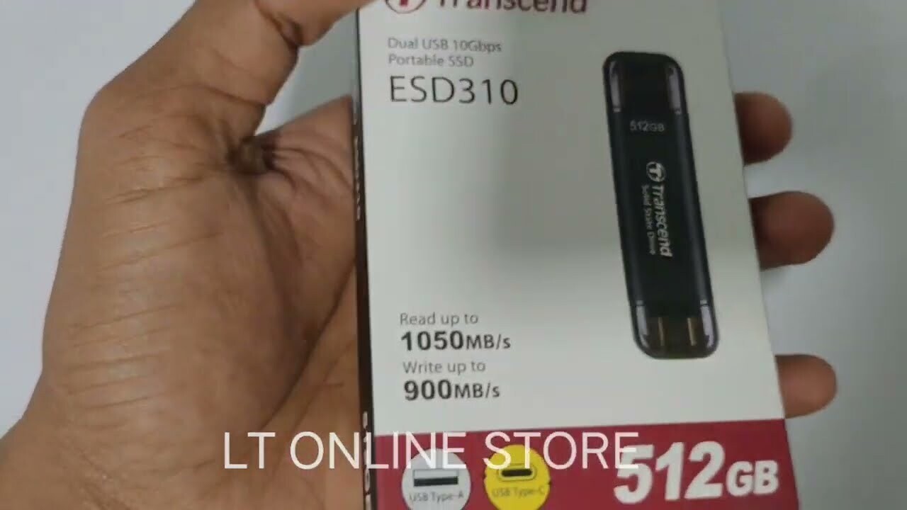 Transcend 512GB Portable SSD (ESD310)