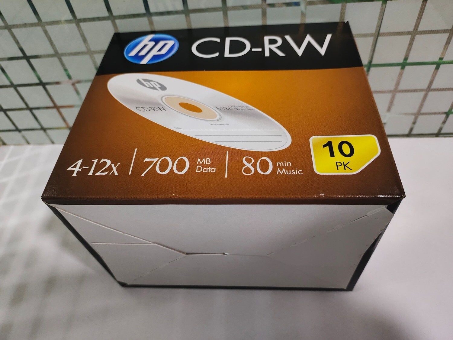 HP CD-RW 700MB 12x Speed Jewel Case CD Rewritable (Pack of 10) HP CD-RW 700MB 12x Speed Jewel Case CD Rewritable (Pack of 10)