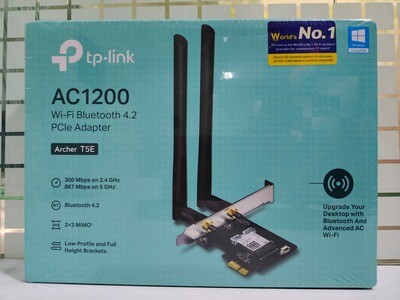 TP Link Archer T5E AC1200 Wi-Fi Bluetooth 4.2 PCIe Adapter