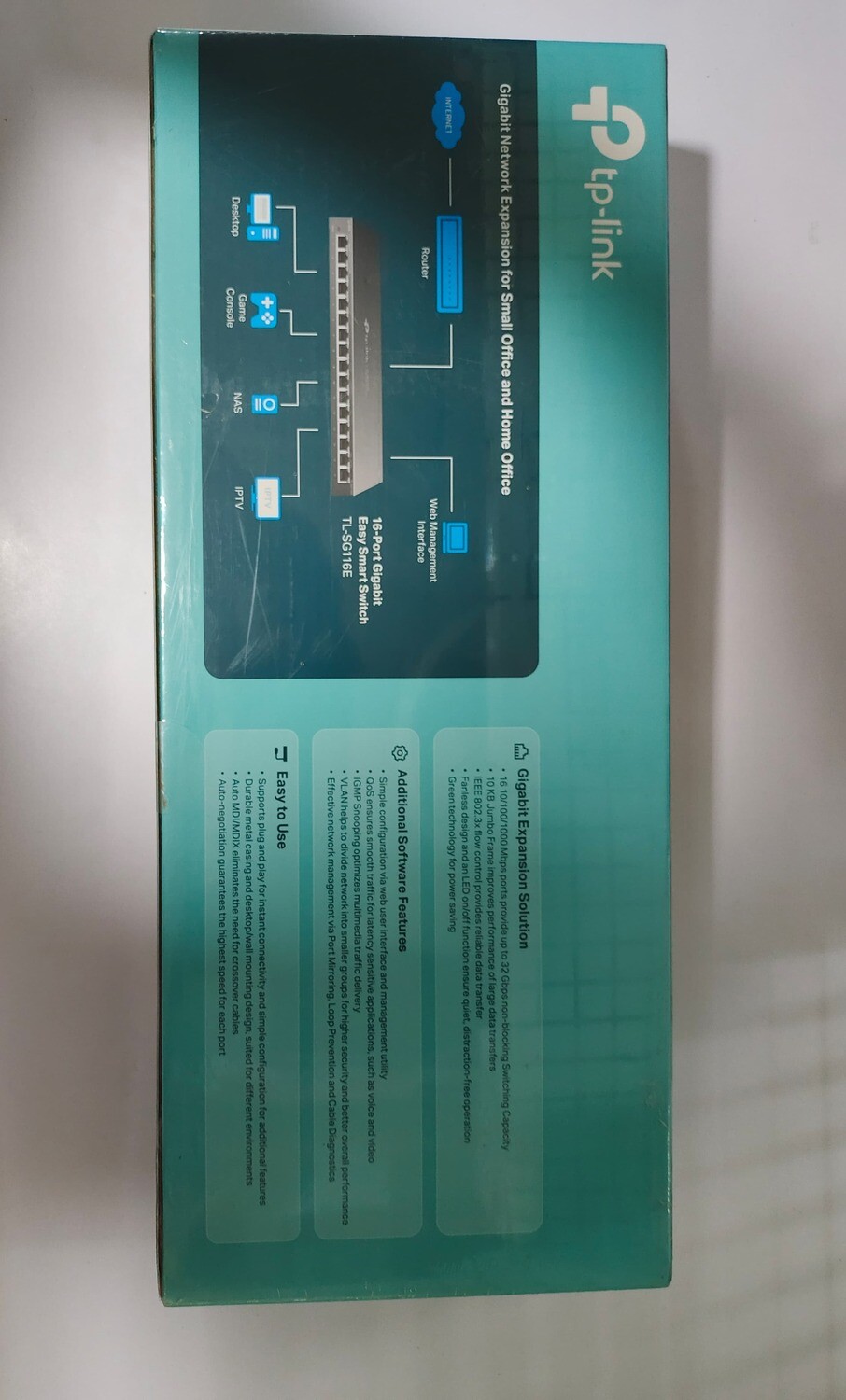 TP Link TL-SG116-E 16-Port Gigabit Easy Smart Switch