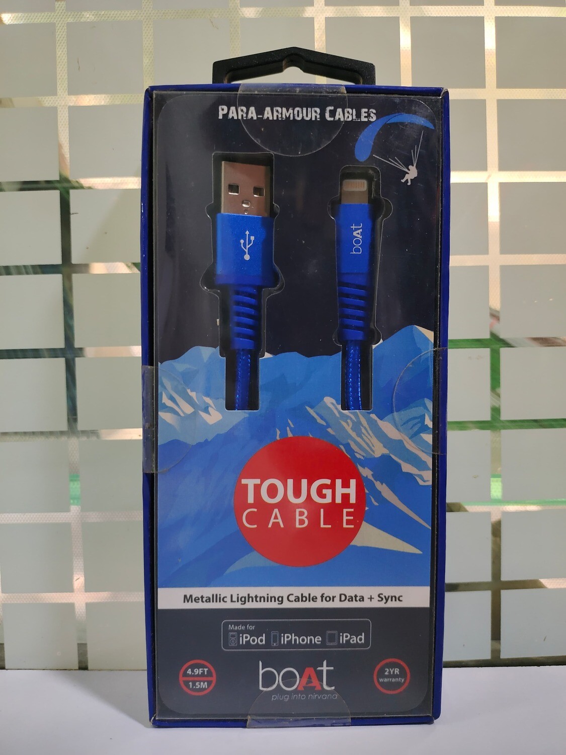 boAt 1.5mtr USB to Lightning Cable, Blue