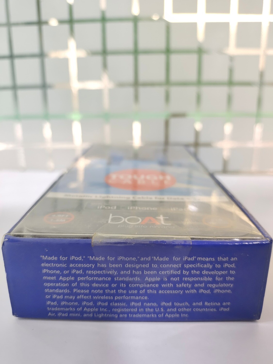 boAt 1.5mtr USB to Lightning Cable, Blue