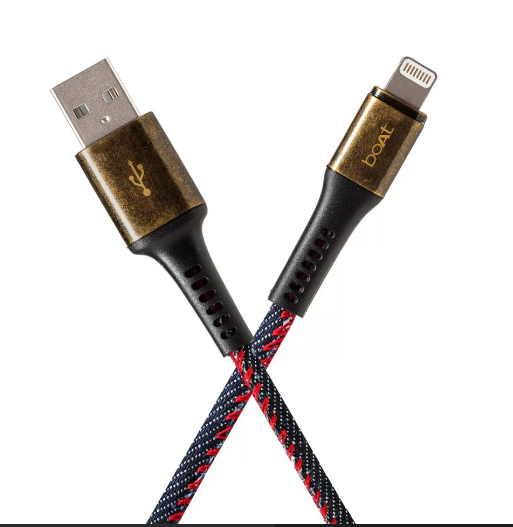 boAt 1.5mtr USB to Lightning Cable, Gold boAt 1.5mtr USB to Lightning Cable, Gold