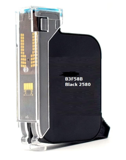 Compatible 2580 Black Solvent Ink Cartridge