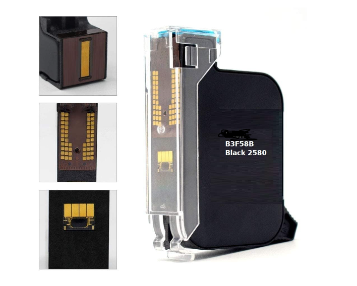 Compatible 2580 Black Solvent Ink Cartridge