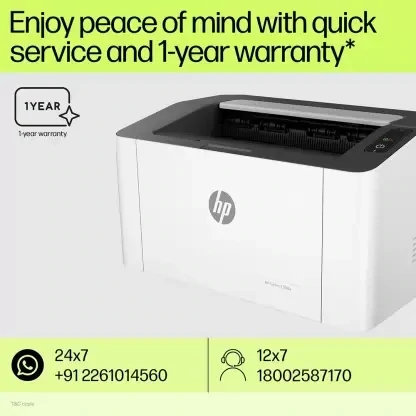 HP 1008W Single Function WiFi Laser Printer