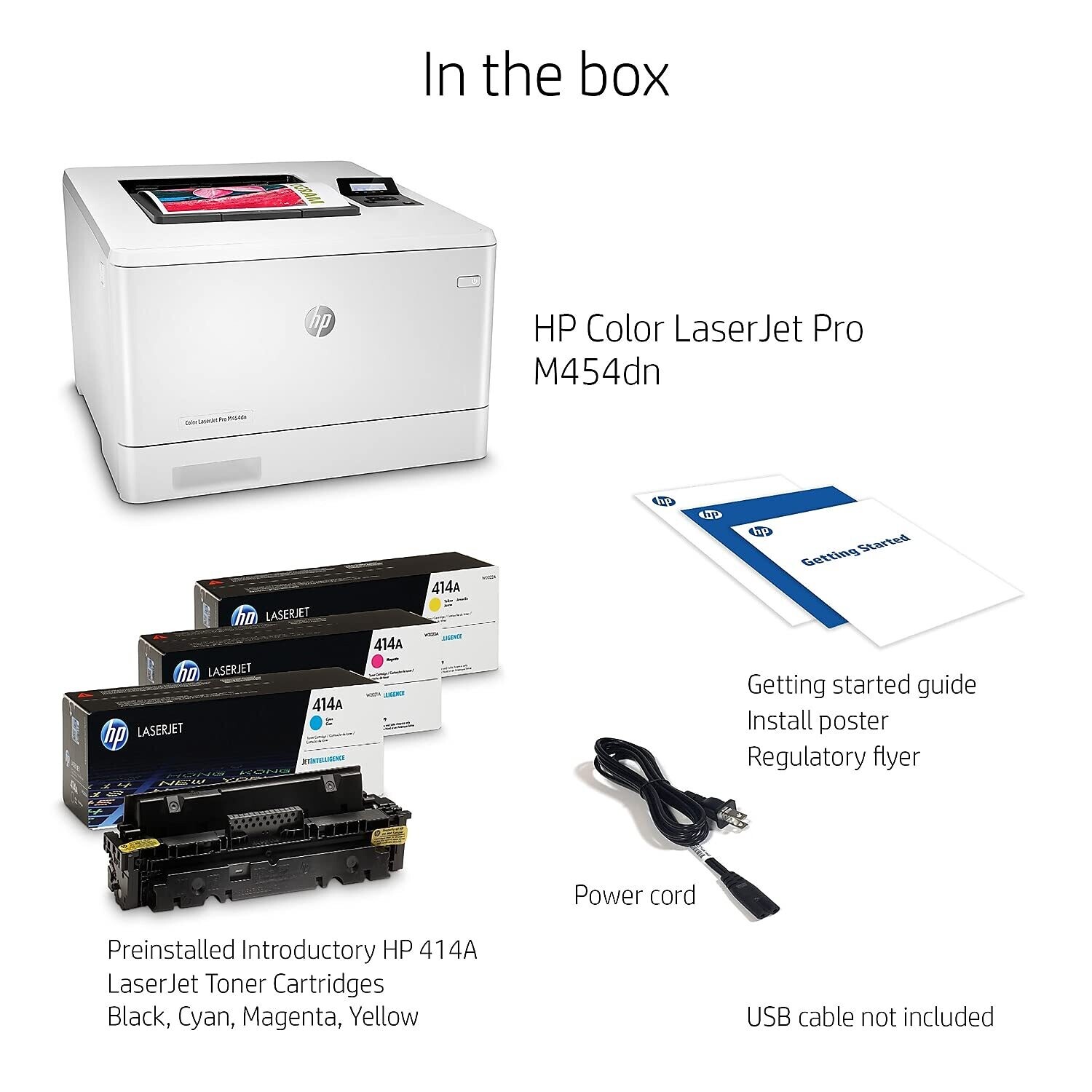 HP M454dn Color LaserJet Pro Printer HP M454dn Color LaserJet Pro Printer