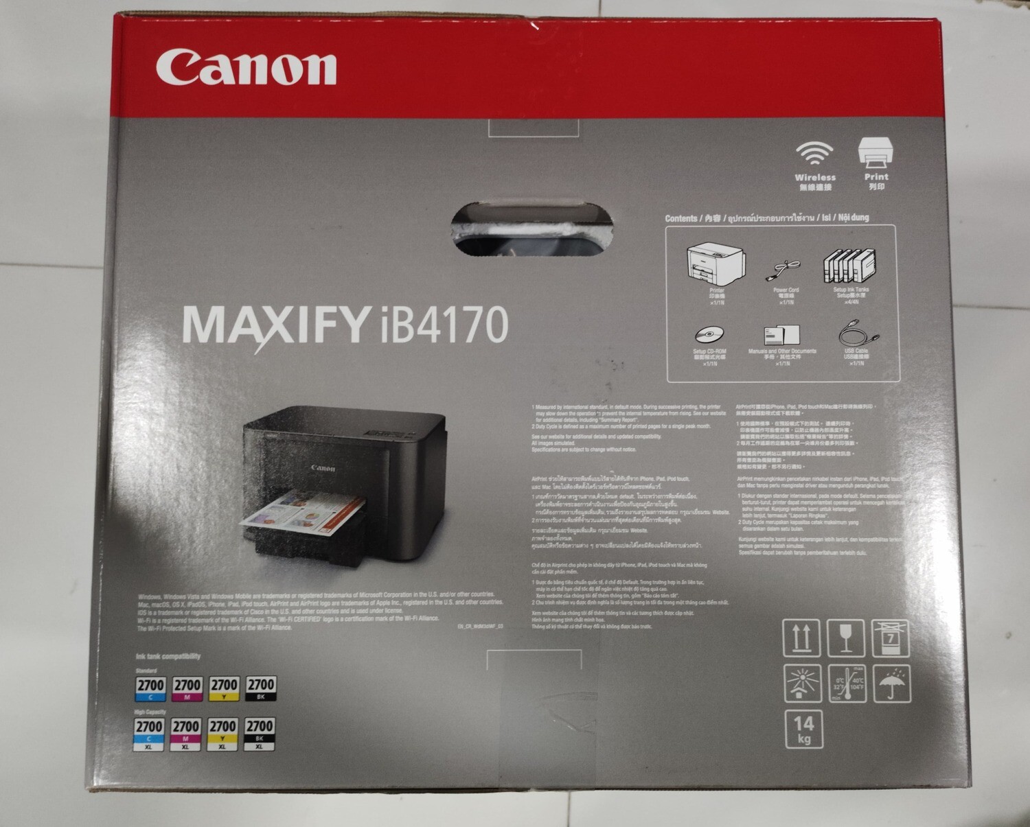 Canon iB4170 Color Single Function ink Printer Canon iB4170 Color Single Function ink Printer