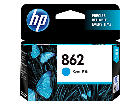 HP 862 Cyan Ink Cartridge