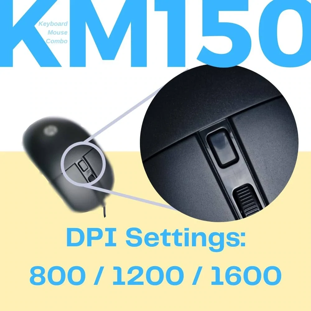 HP KM150 Wired Keyboard Mouse (Combo) HP KM150 Wired Keyboard Mouse (Combo)