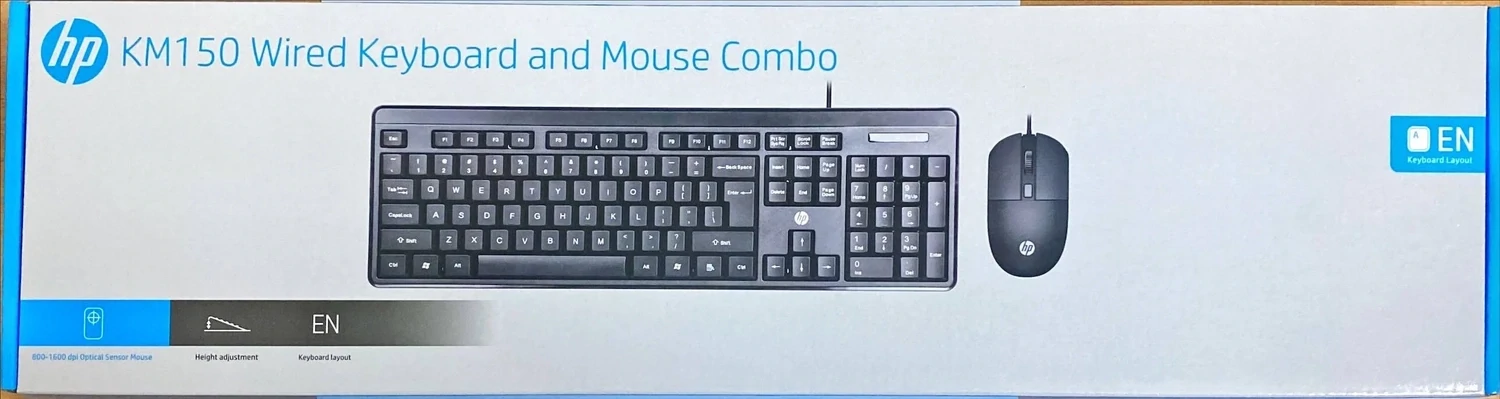 HP KM150 Wired Keyboard Mouse (Combo) HP KM150 Wired Keyboard Mouse (Combo)