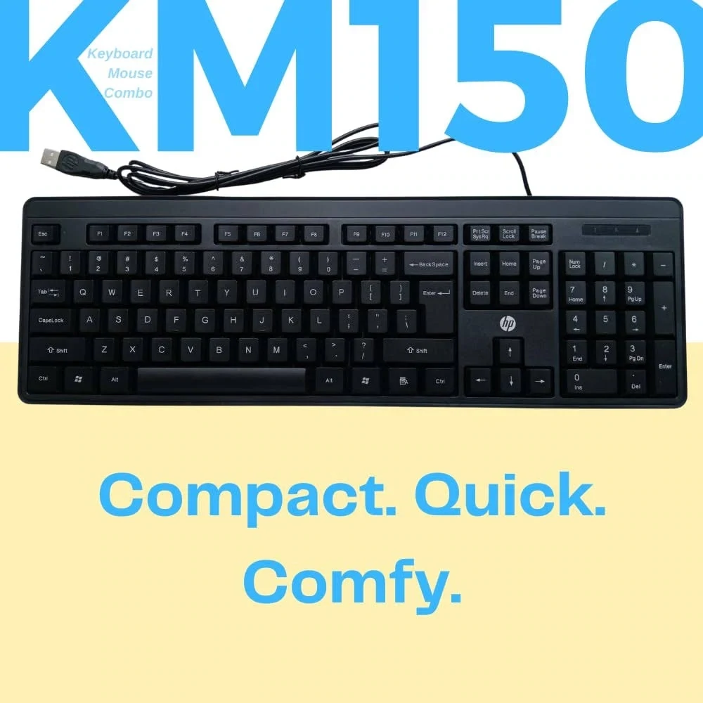 HP KM150 Wired Keyboard Mouse (Combo) HP KM150 Wired Keyboard Mouse (Combo)