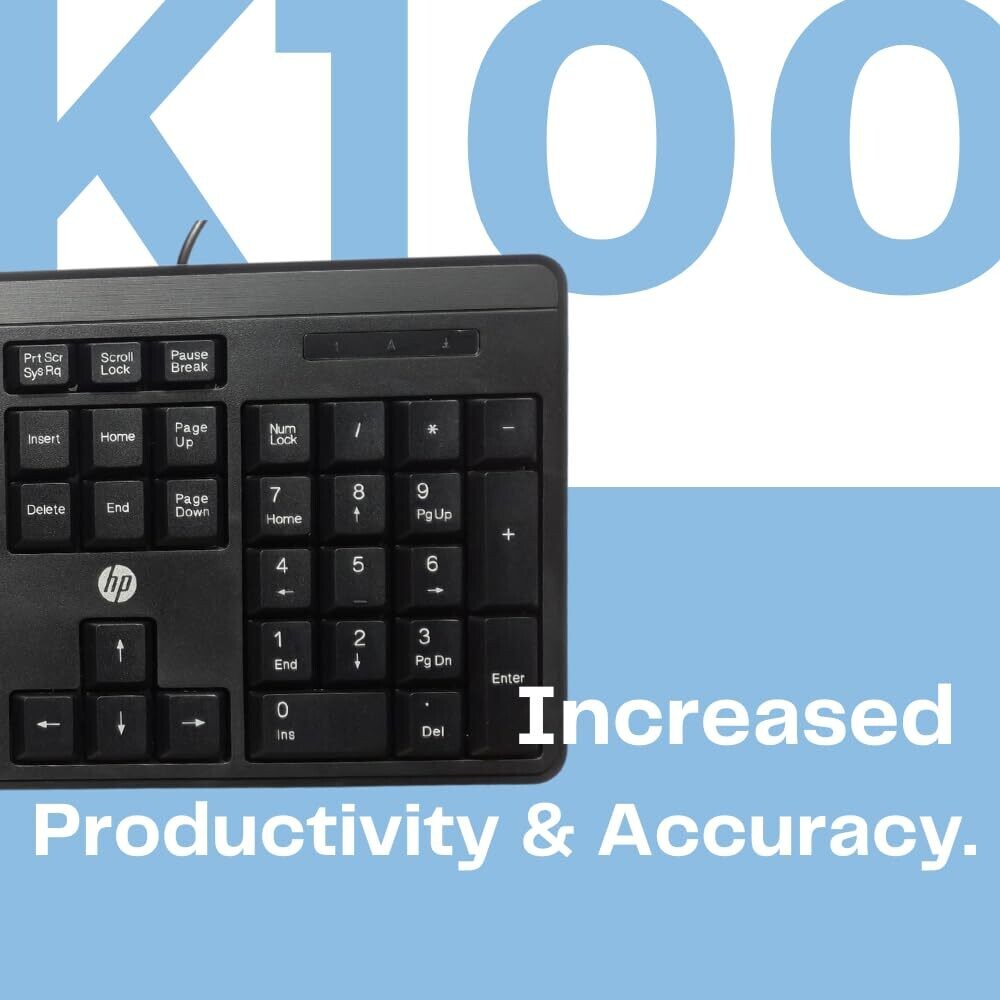 HP K100 Wired Keyboard (7J4G1AA) HP K100 Wired Keyboard (7J4G1AA)